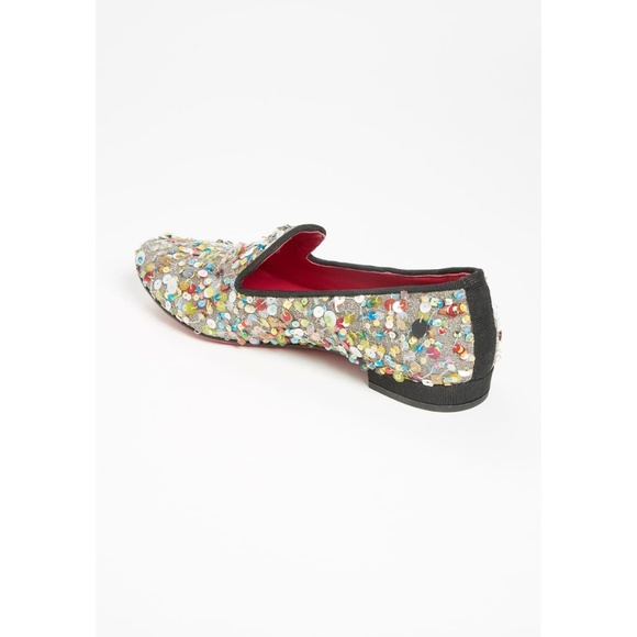 Anthro Los Angeles sequin slip-on loafer - Picture 2 of 8